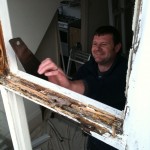 carpentry, remove an old window